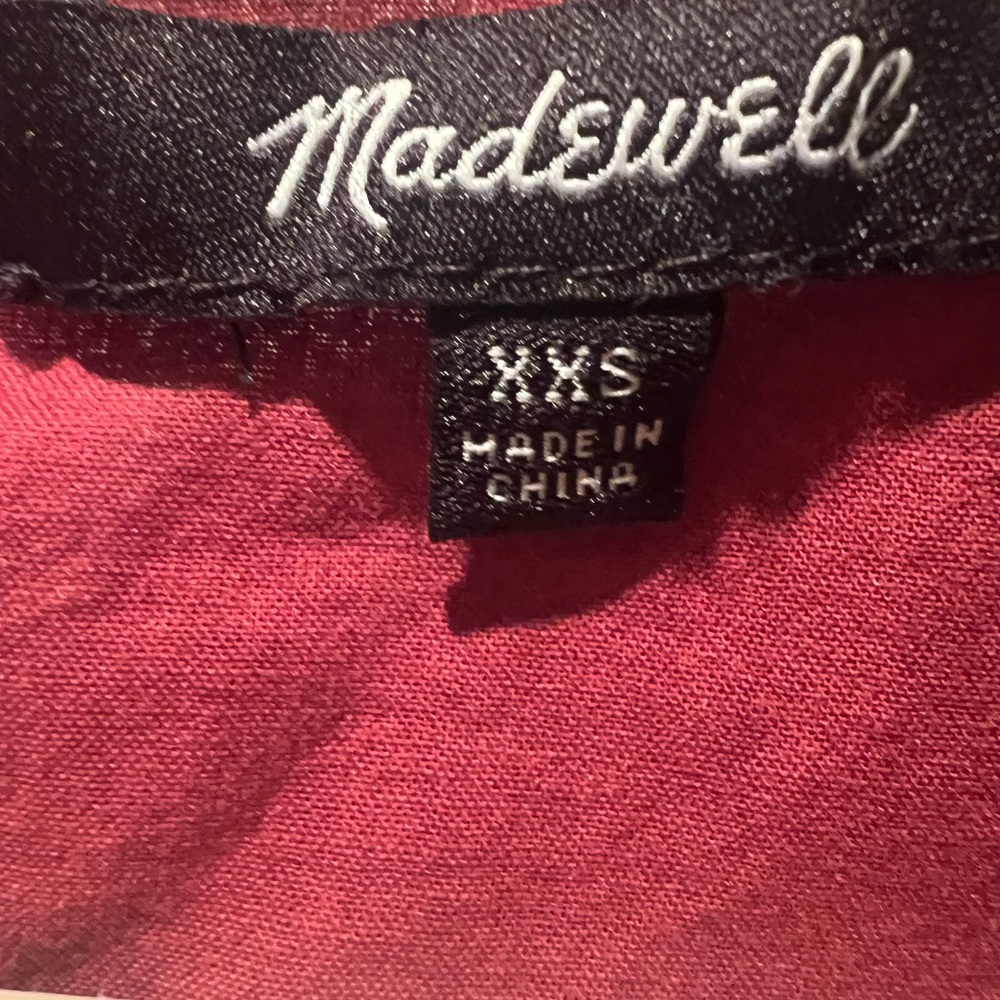 MADEWELL | Flutter-sleeve Caftan Dress in tropical vacation XXS - Picture 4 of 9
